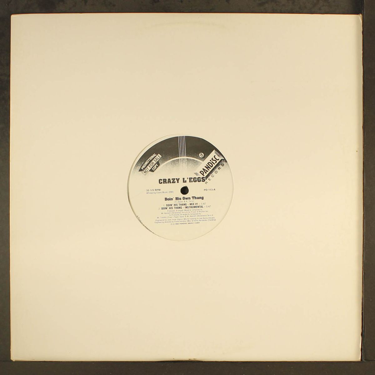 doin' his own thang / remix by CRAZY L'EGGS
