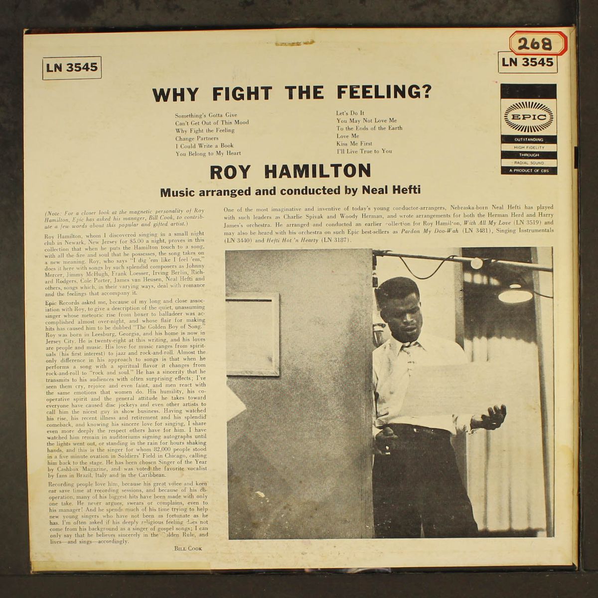 why fight the feeling? by ROY HAMILTON