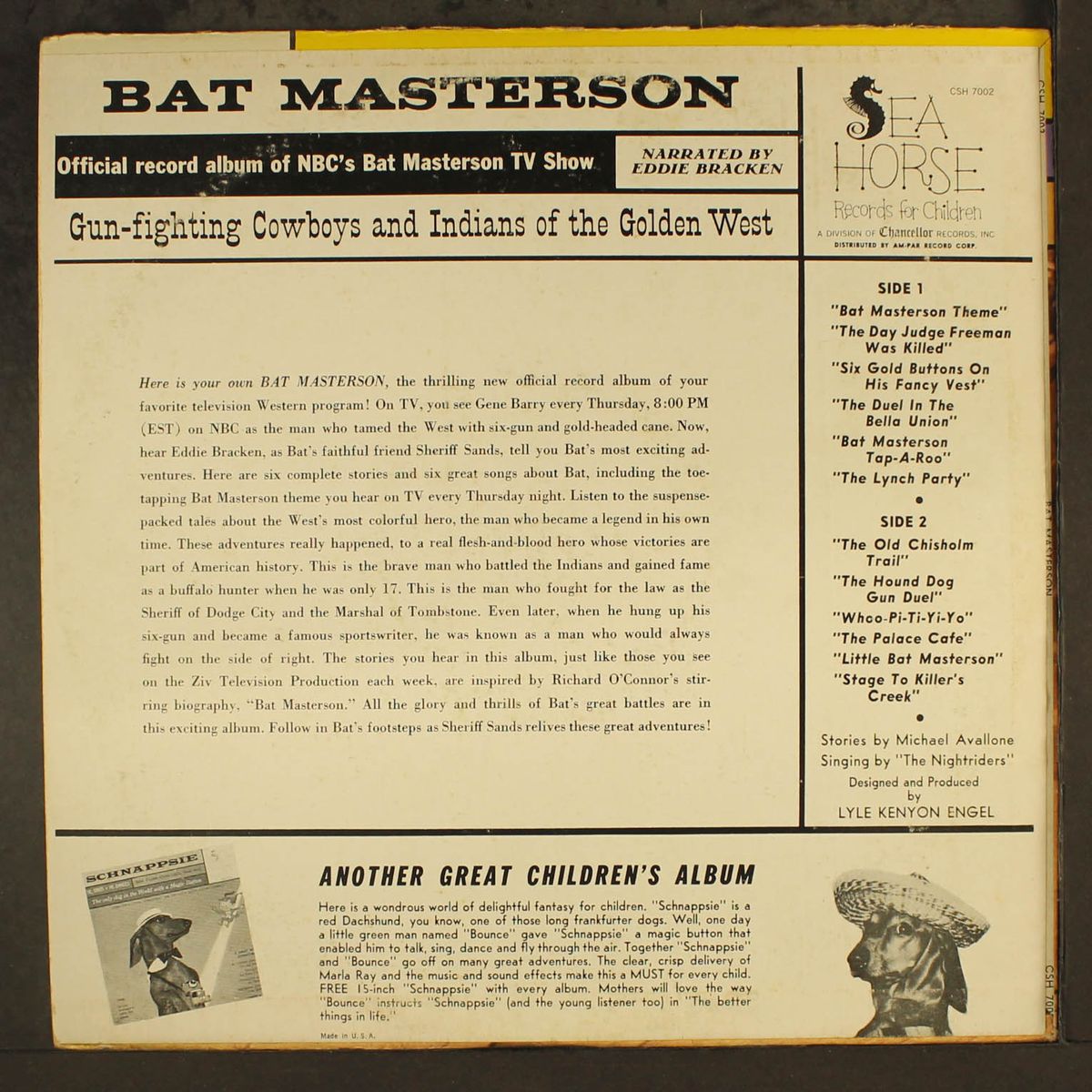bat masterson by TV SOUNDTRACK