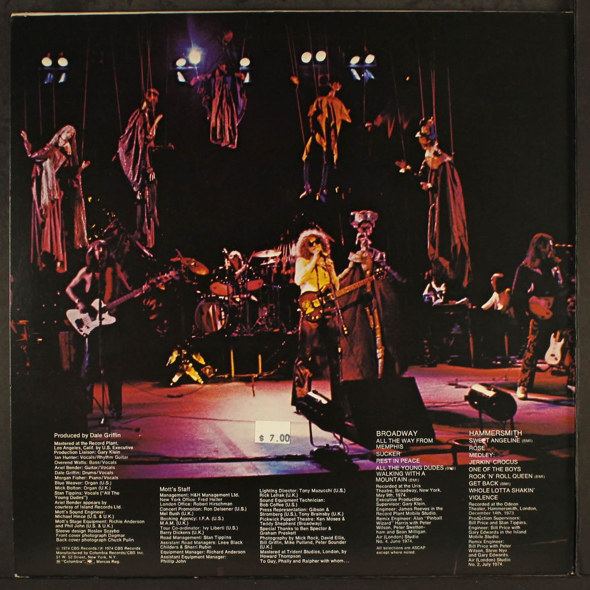 live by MOTT THE HOOPLE