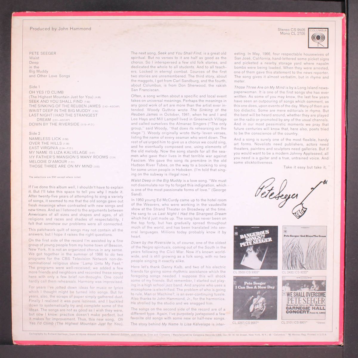 waist deep in the big muddy and other lo by PETE SEEGER
