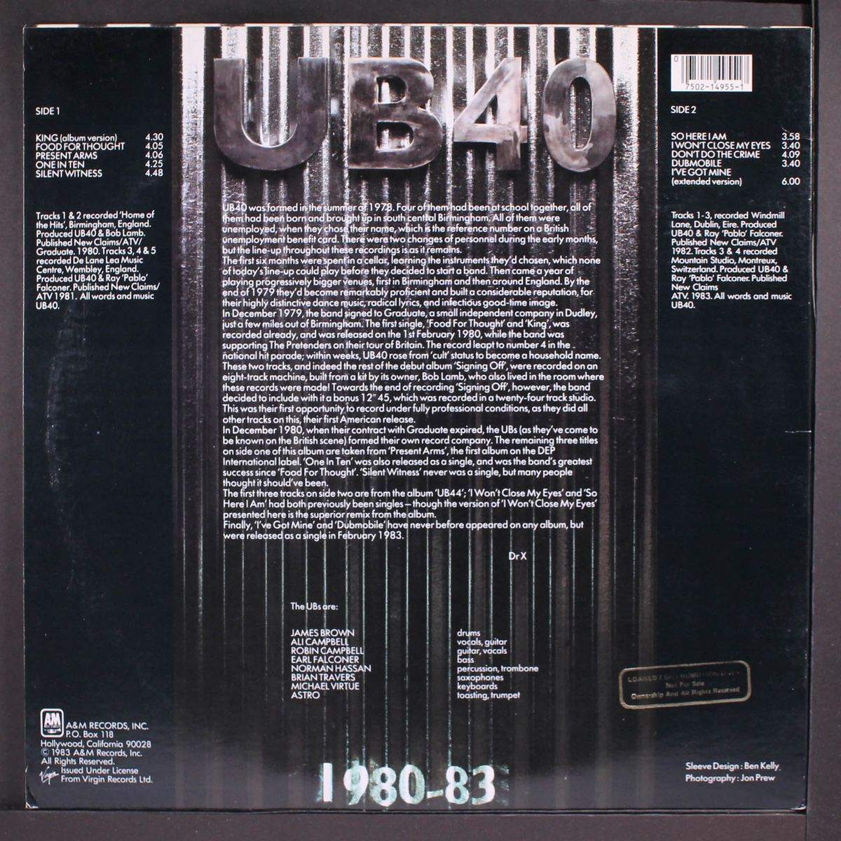 1980-83 by UB40