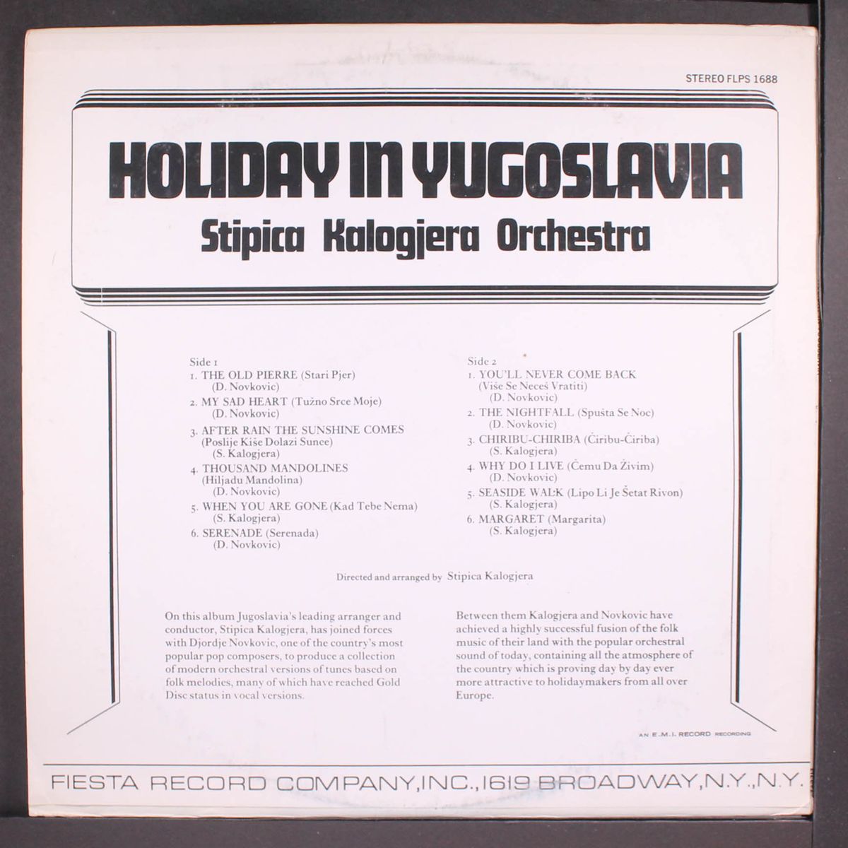 holiday in yugoslavia by VARIOUS