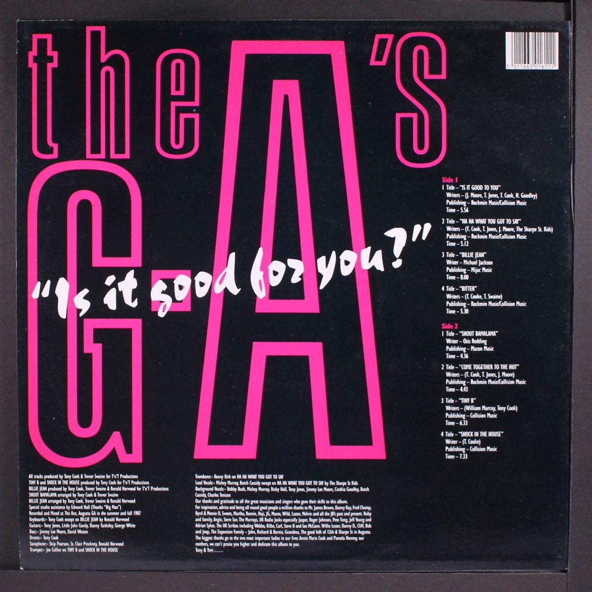 is it good to you? by G.A'S