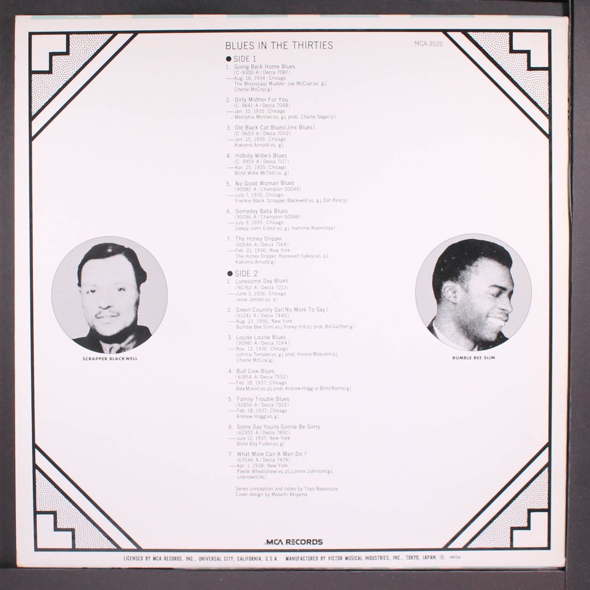 blues in the thirties by VARIOUS