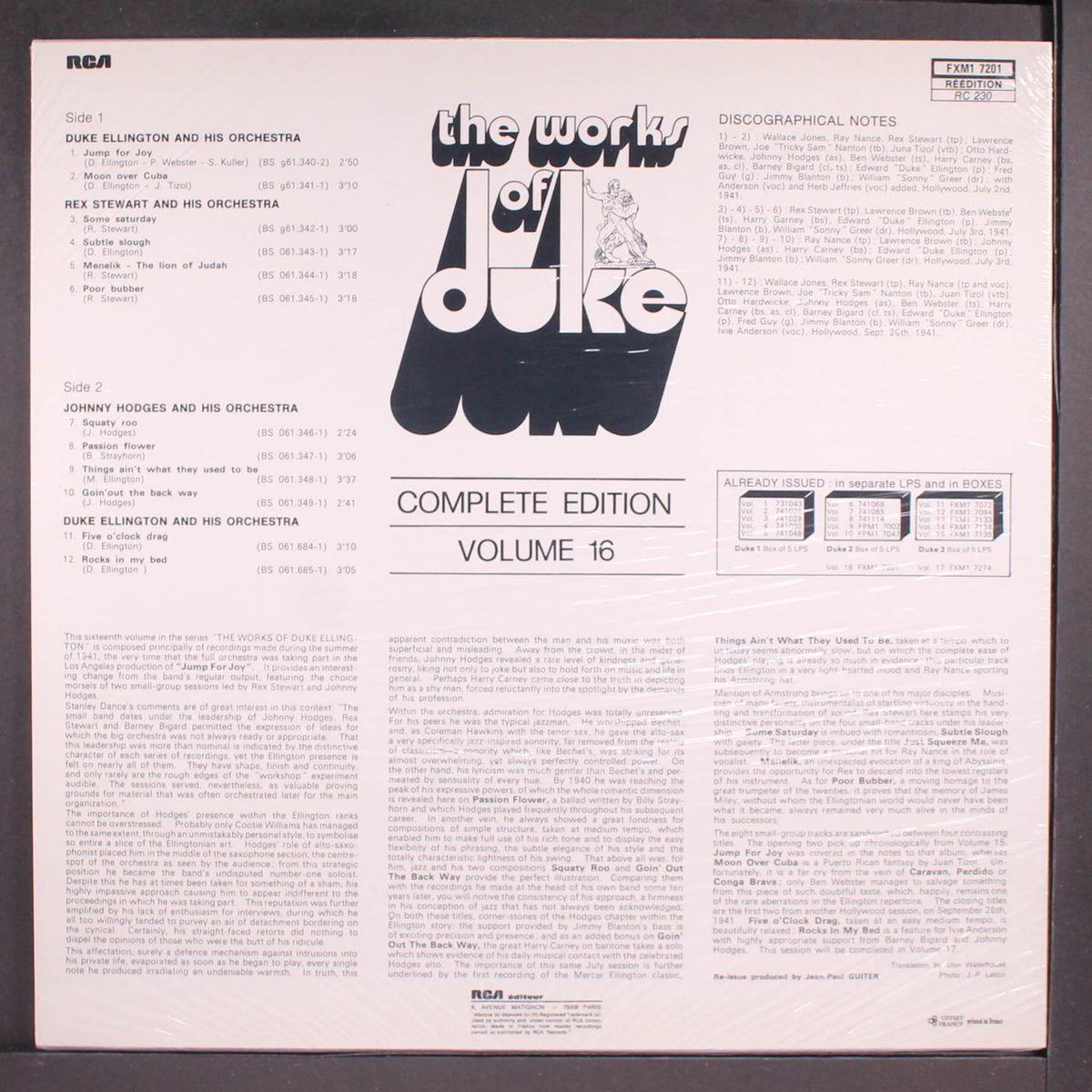 the works of duke, vol. 16 by DUKE ELLINGTON