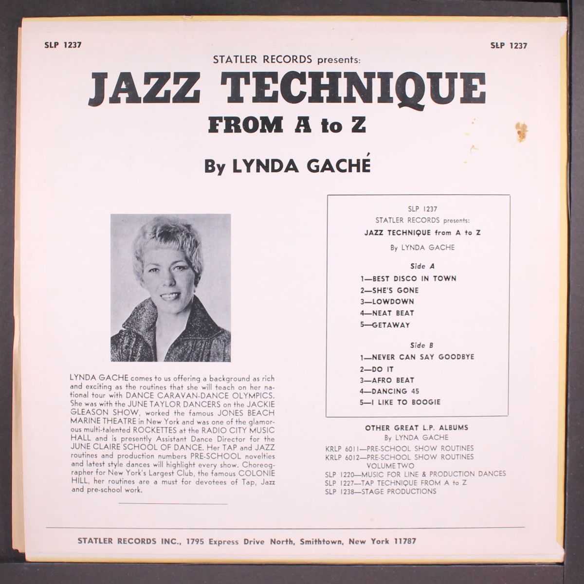 jazz technique from a to z by LYNDA GACHE