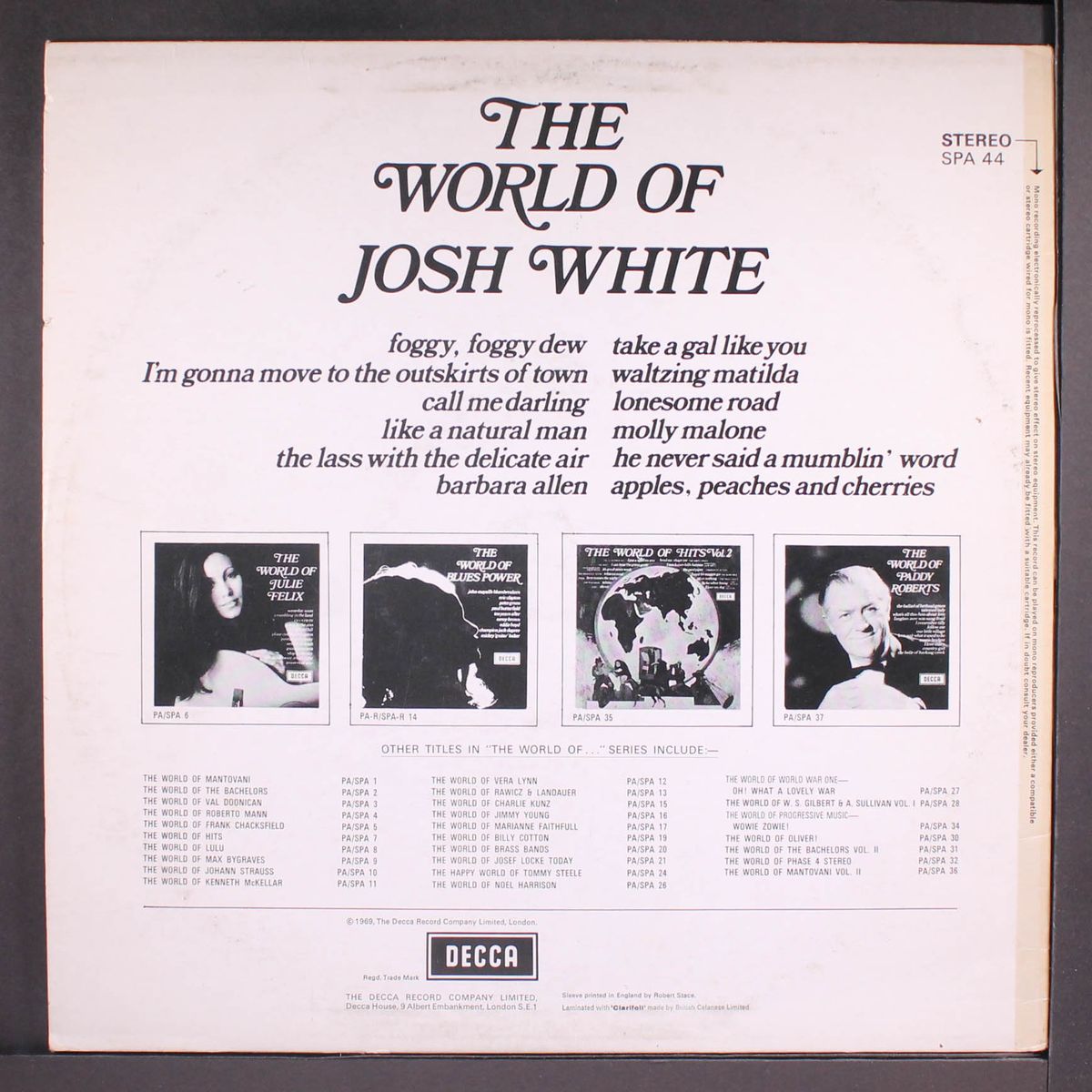 the world of by JOSH WHITE