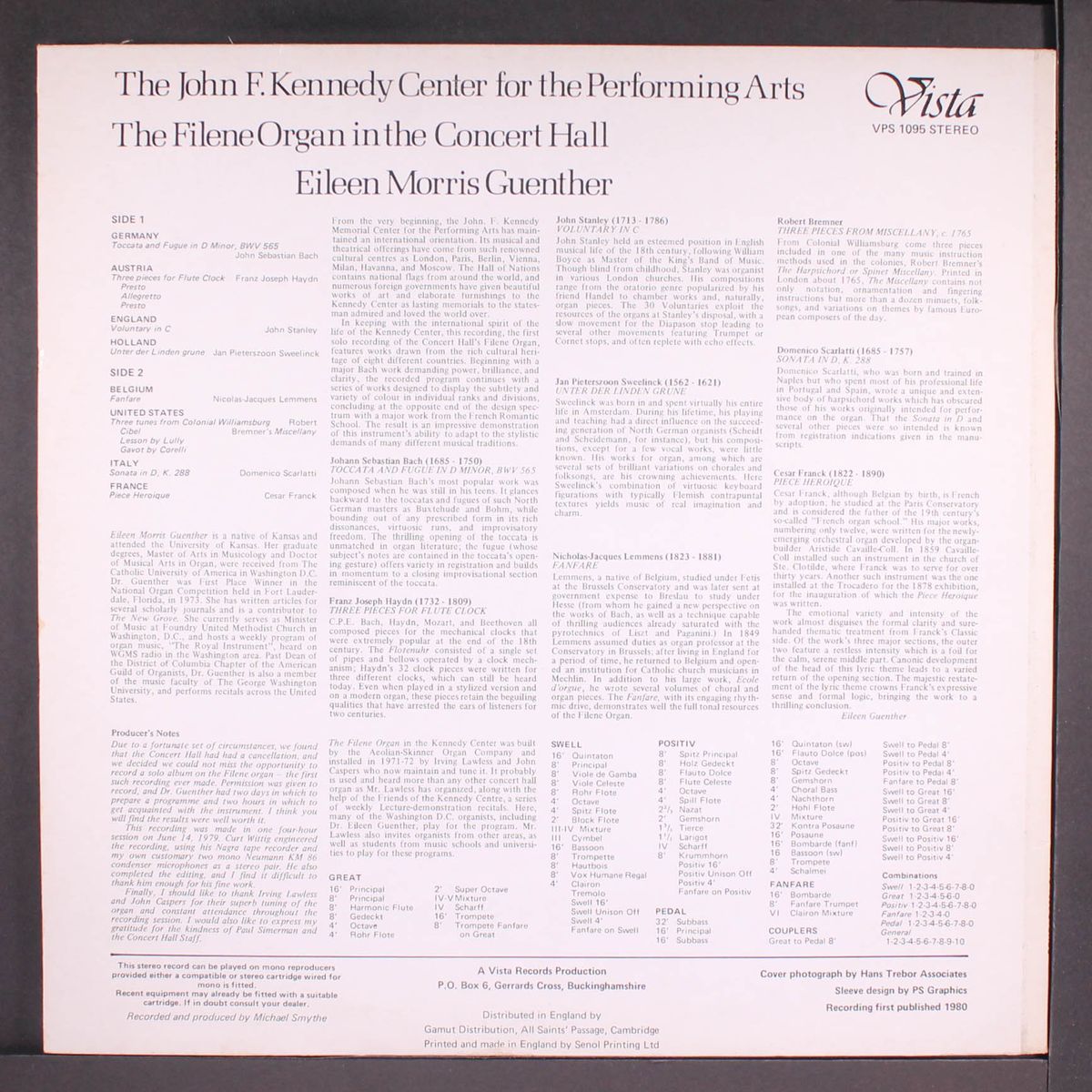 the filene organ by EILEEN MORRIS GUENTHER