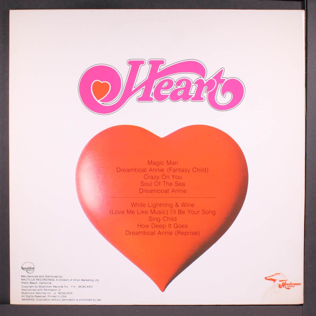dreamboat annie by HEART