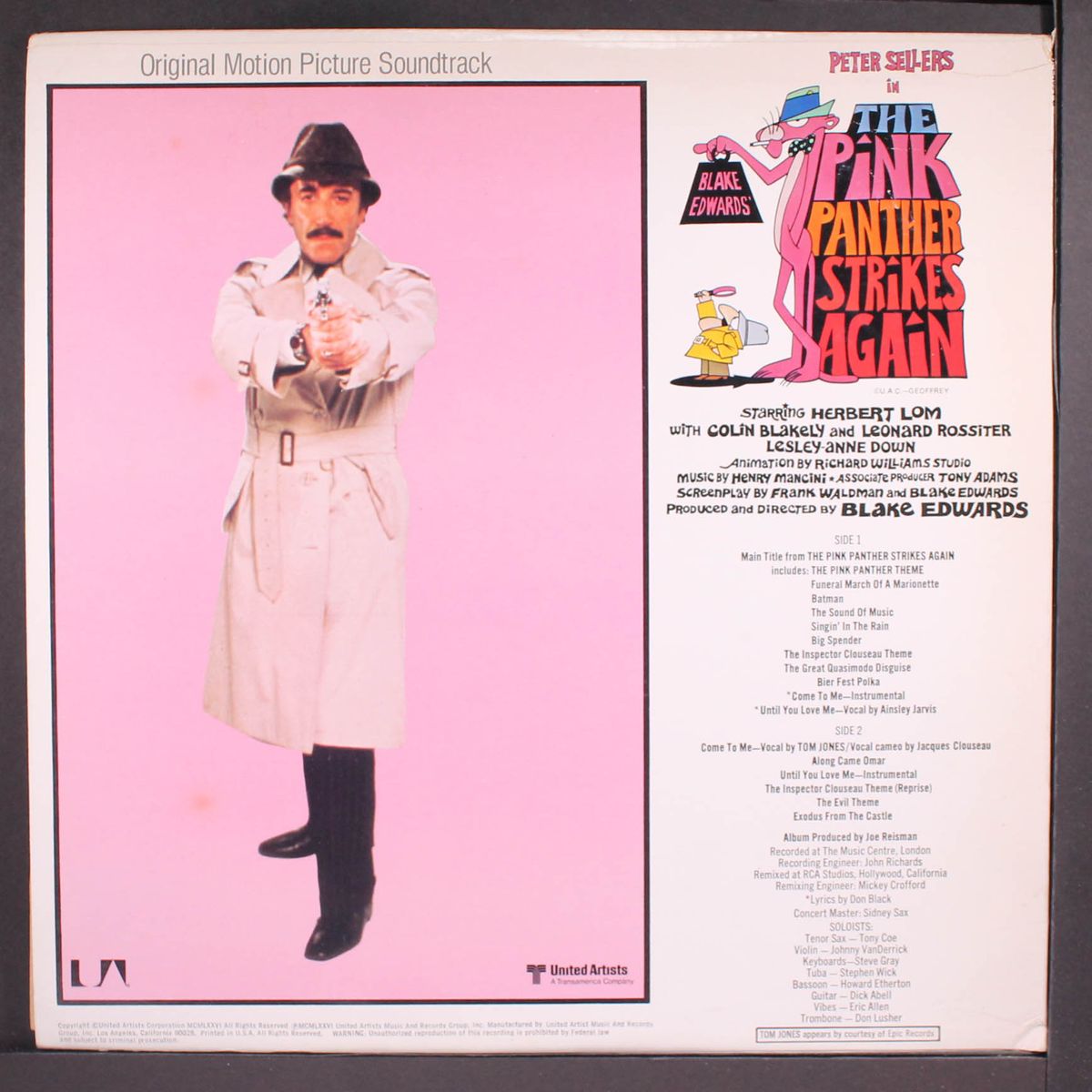 the pink panther strikes again by SOUNDTRACK