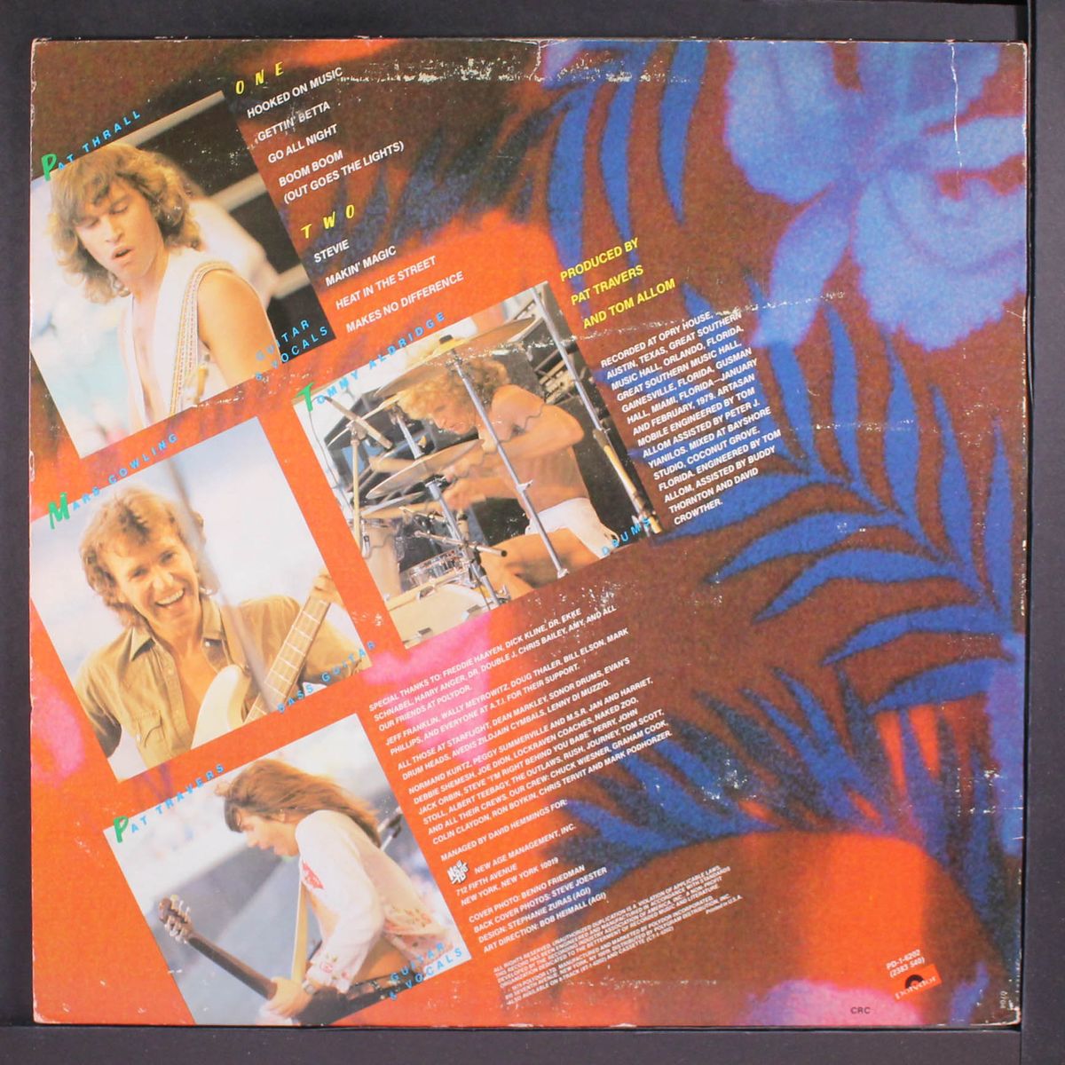 live-go for what you know by PAT TRAVERS