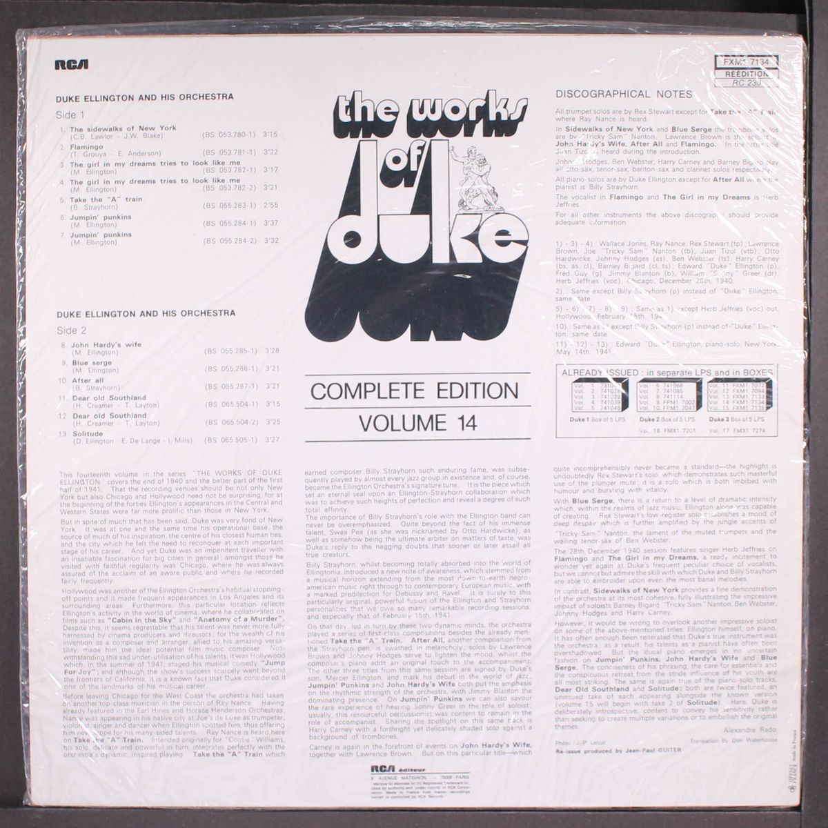 the works of duke, vol. 14 by DUKE ELLINGTON