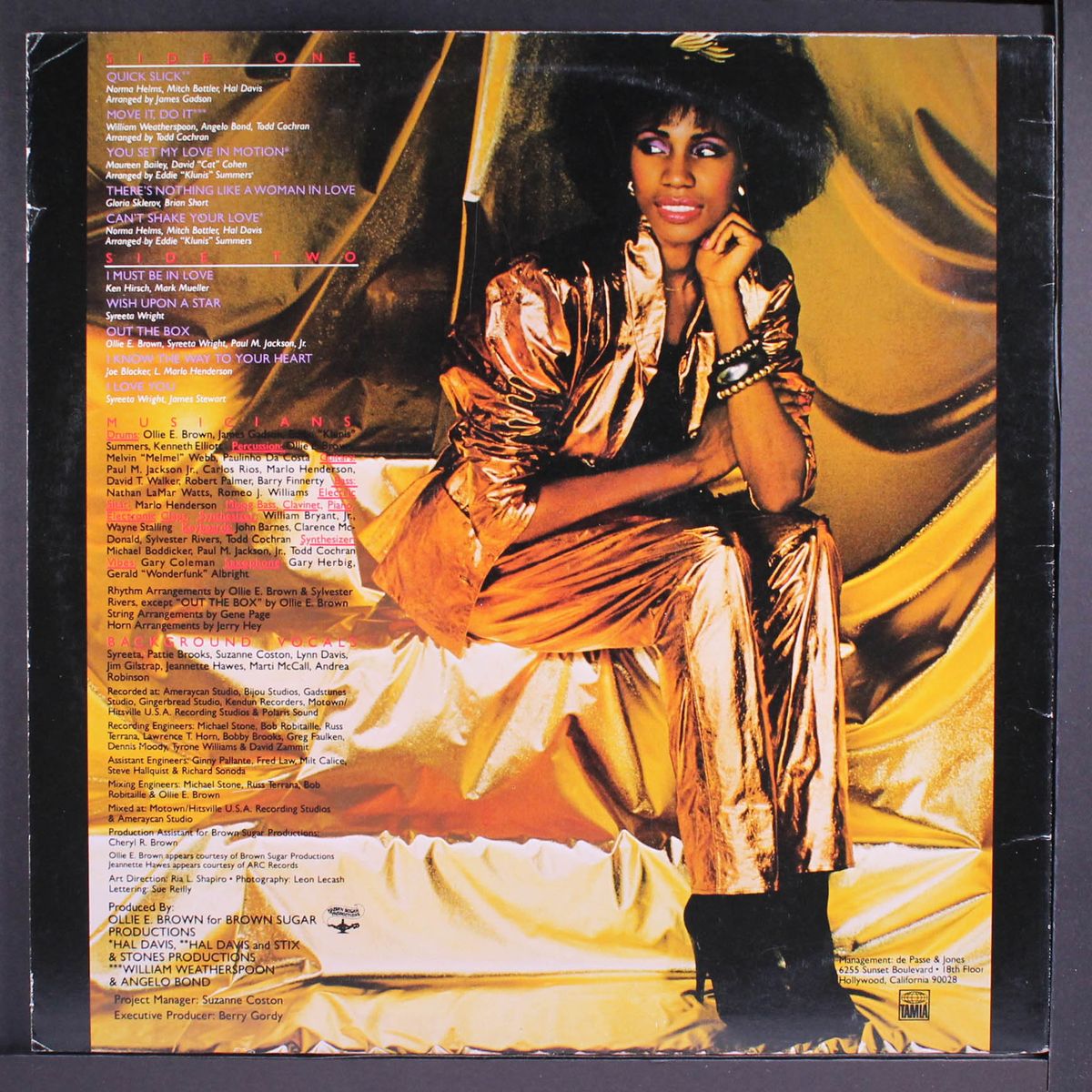 set my love in motion by SYREETA