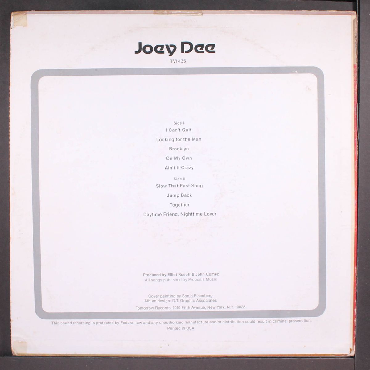 same by JOEY DEE