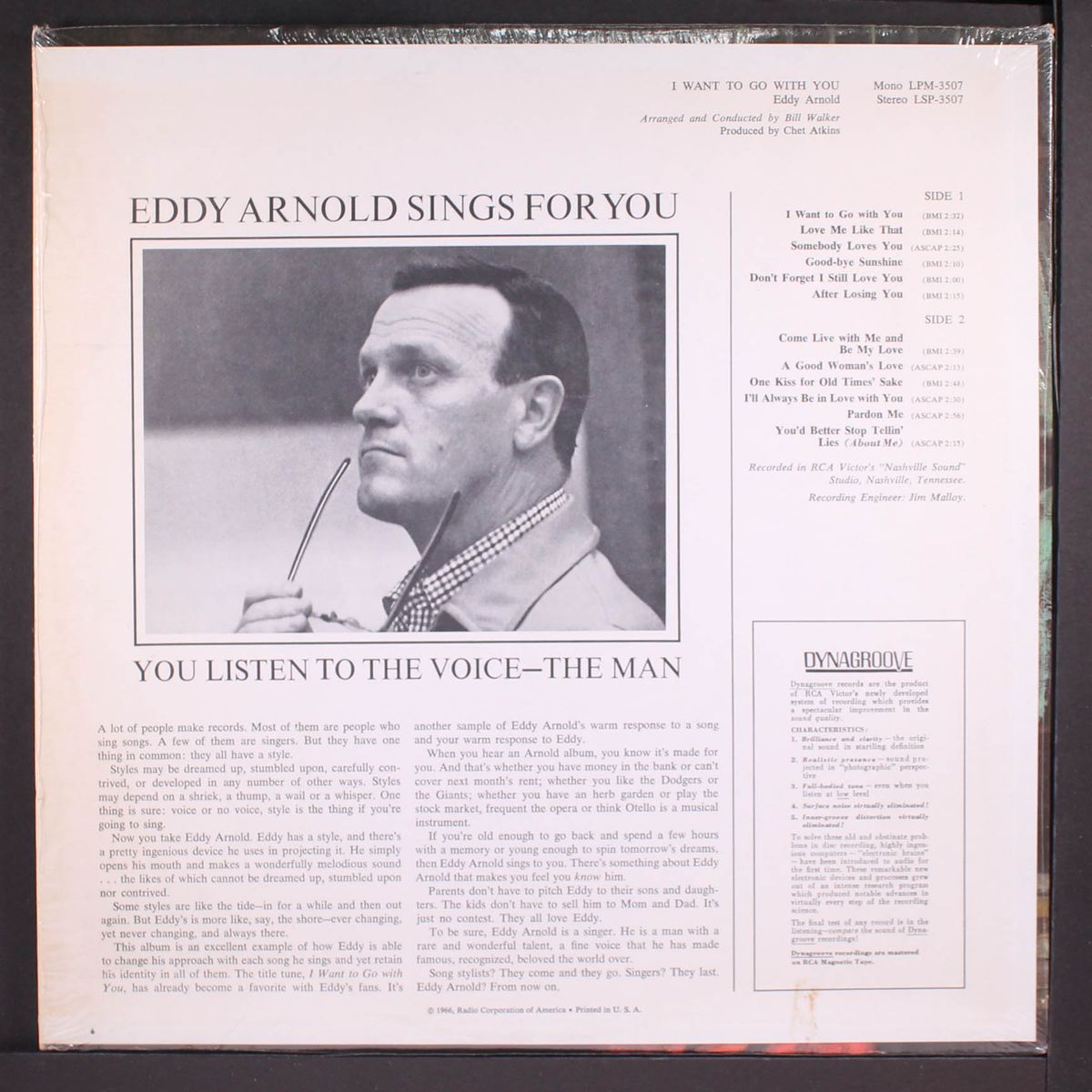 i want to go with you by EDDY ARNOLD