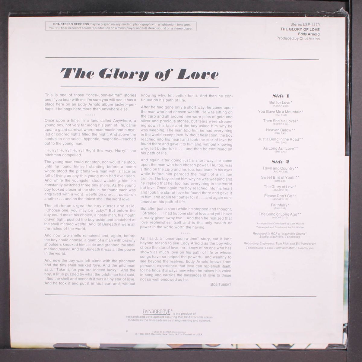 glory of love by EDDY ARNOLD
