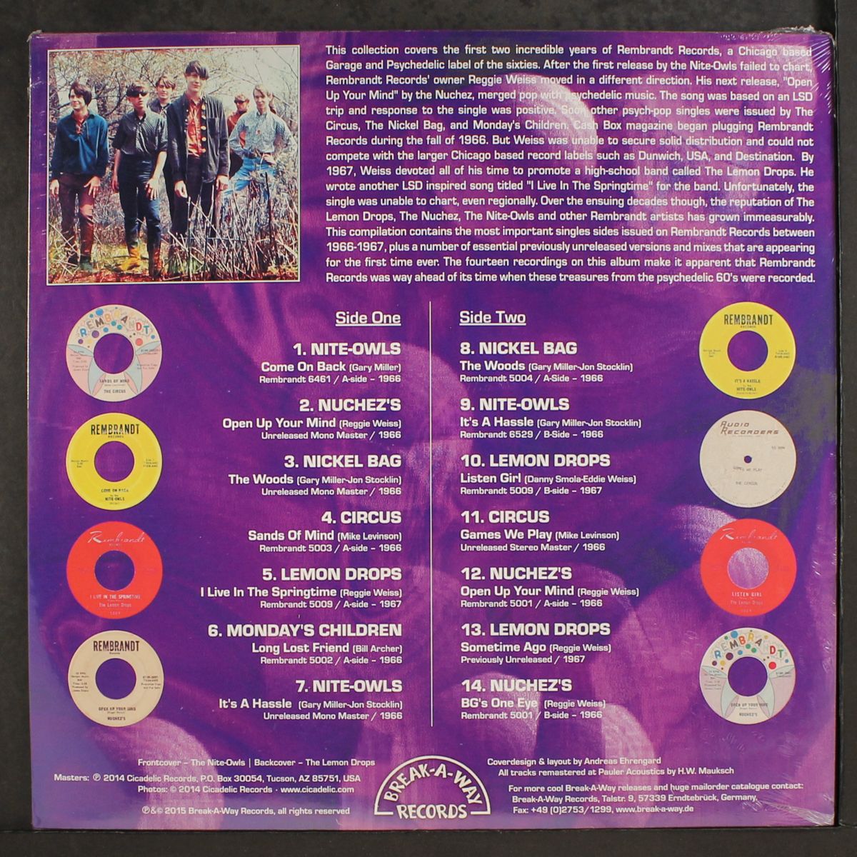 rembrandt records story: open up your mind 1966-1967 by VARIOUS