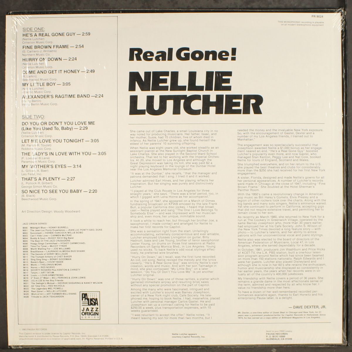 real gone! by NELLIE LUTCHER