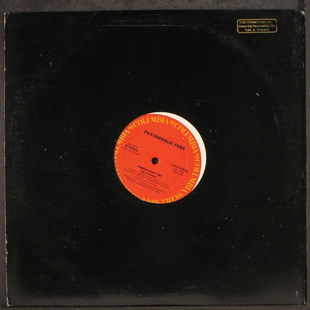 angels don't cry / lp version by PSYCHEDELIC FURS