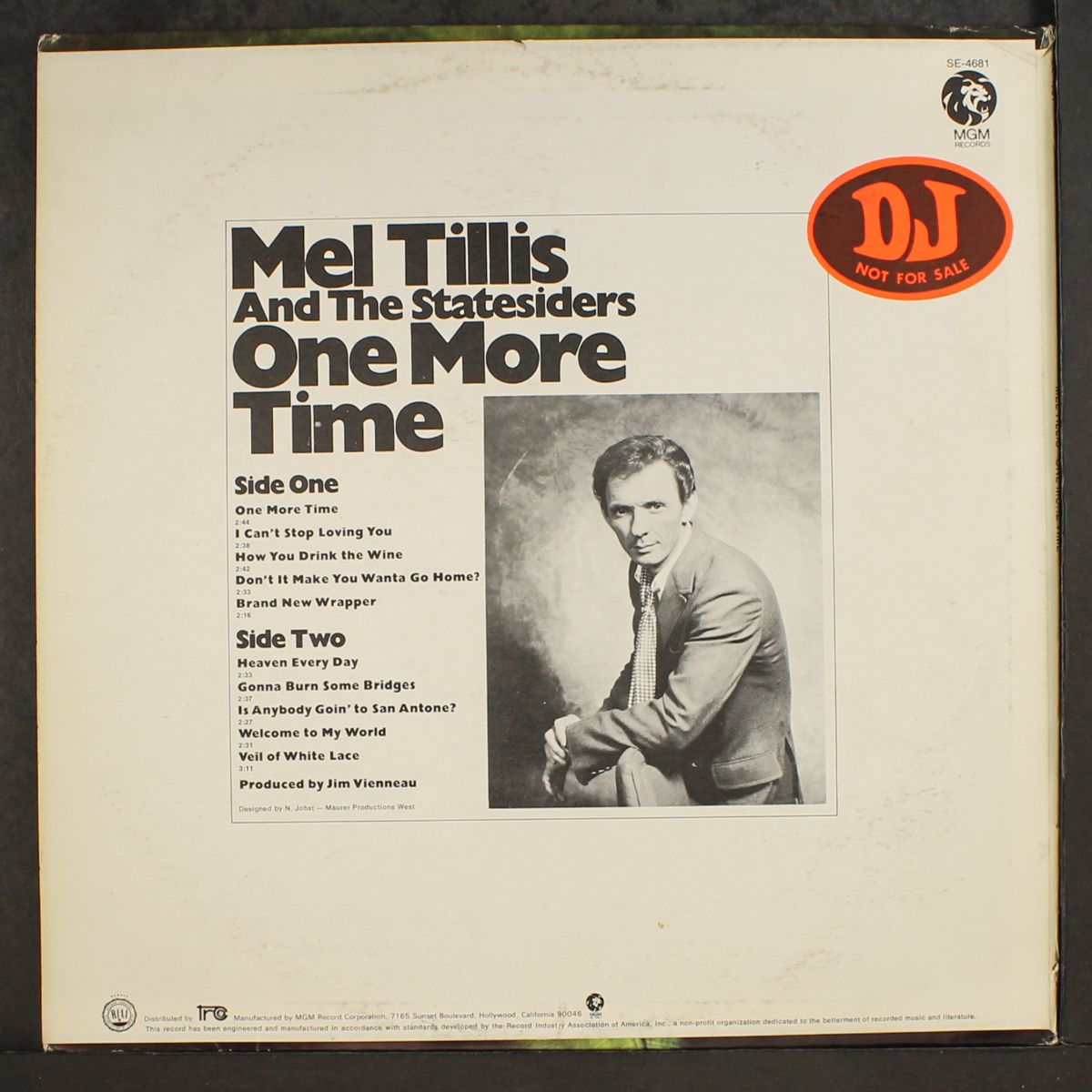 one more time by MEL TILLIS