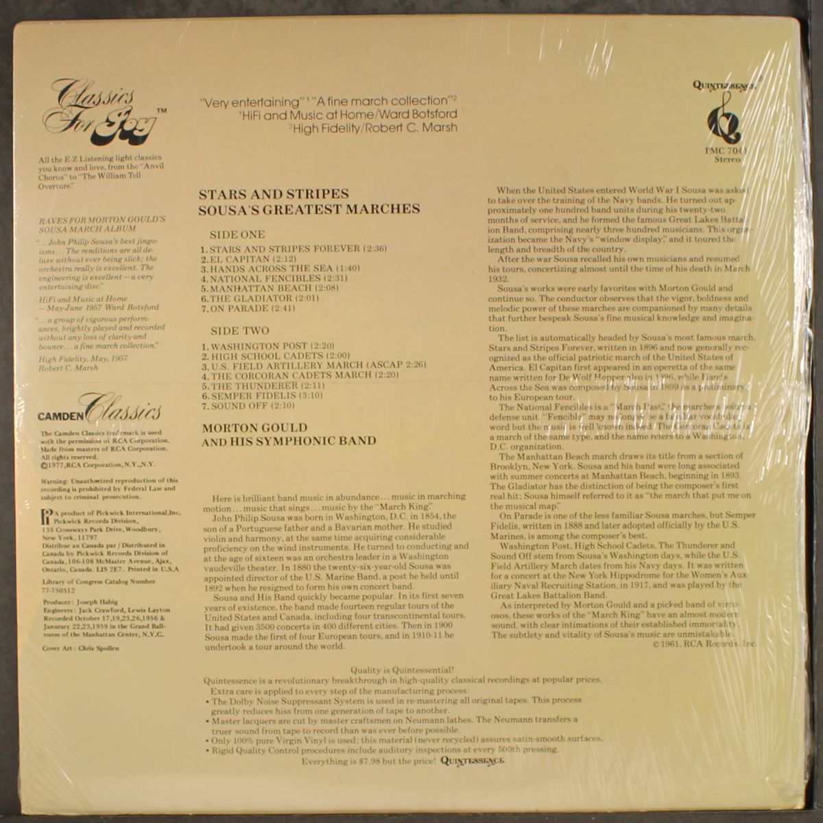 stars & stripes - sousa's greatest marches by MORTON GOULD