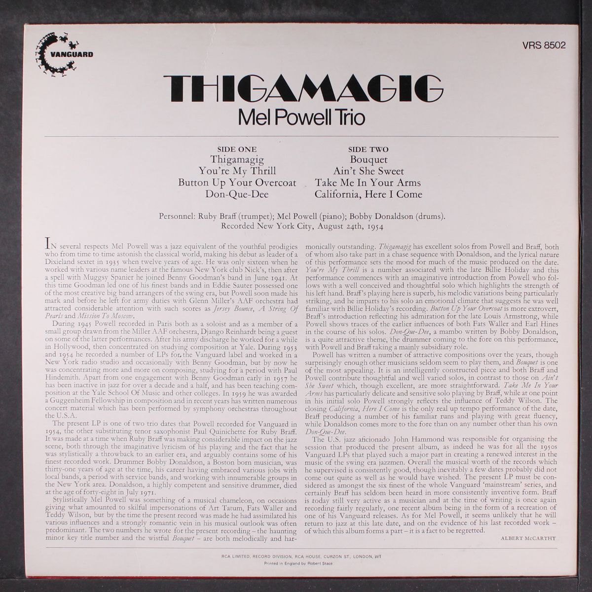 thigamagig by MEL POWELL