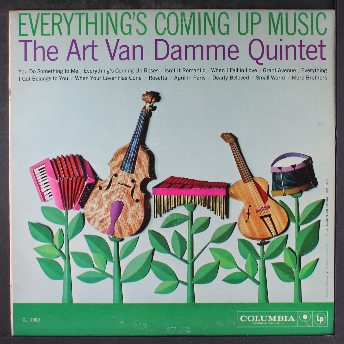 everything's coming up music by ART VAN DAMME