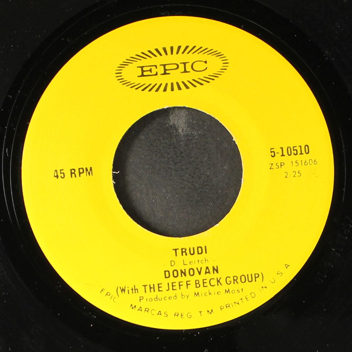 goo goo barabajagal (love is hot) / trudi by DONOVAN