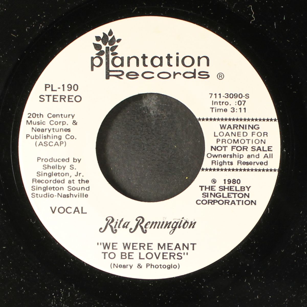 we were meant to be lovers / this bitter earth by RITA REMINGTON