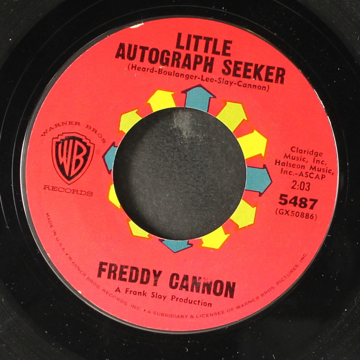 too much monkey business / little autograph seeker by FREDDY CANNON