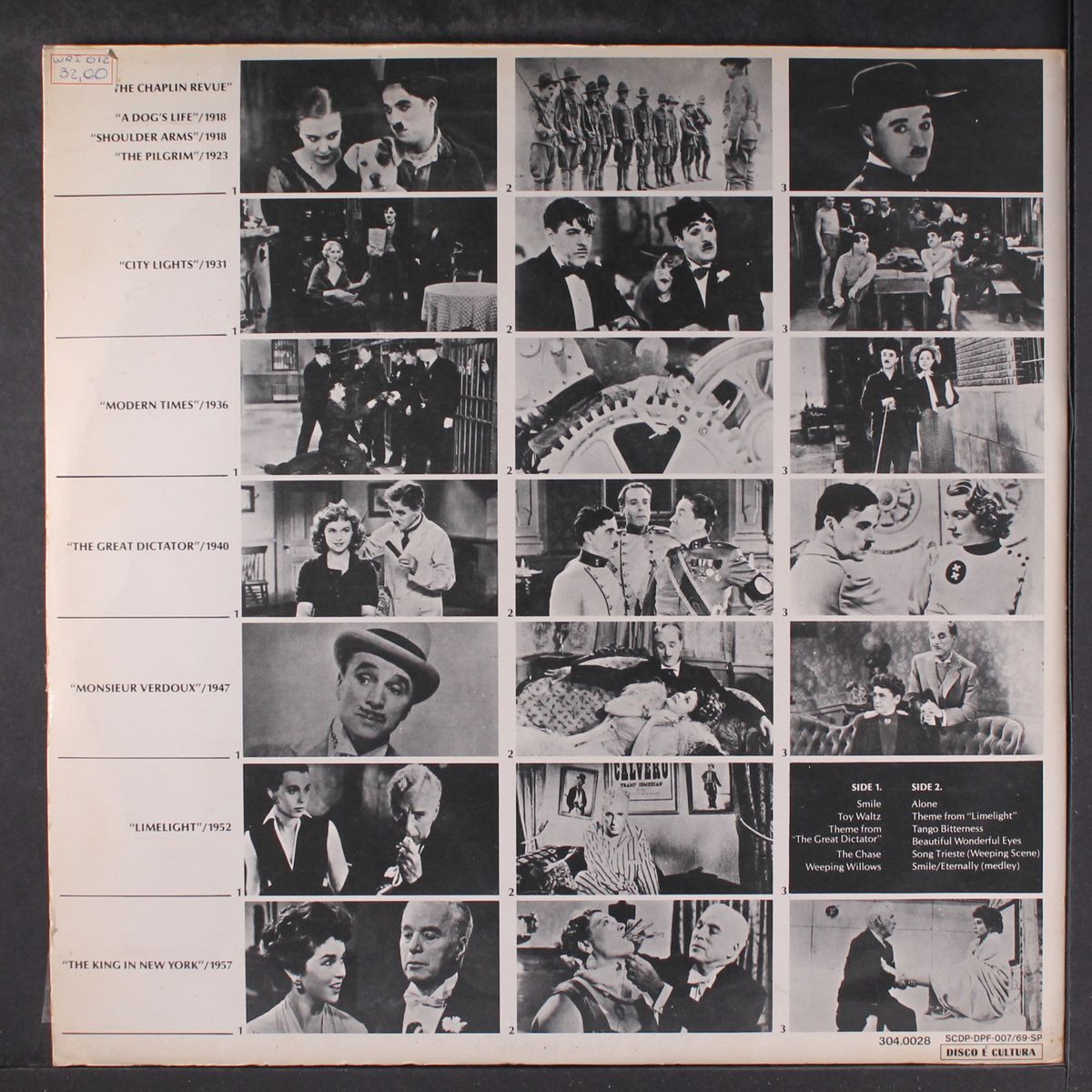 chaplin's back by DARIUS BRUBECK