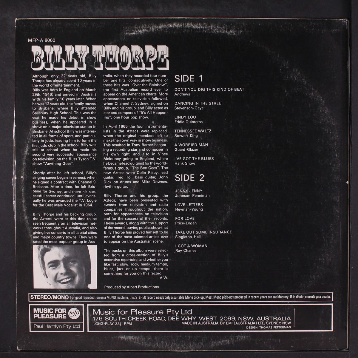 i got a woman by BILLY THORPE & AZTECS