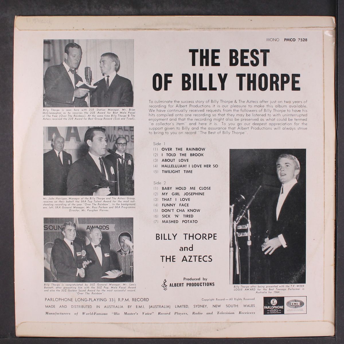 best of by BILLY THORPE & AZTECS