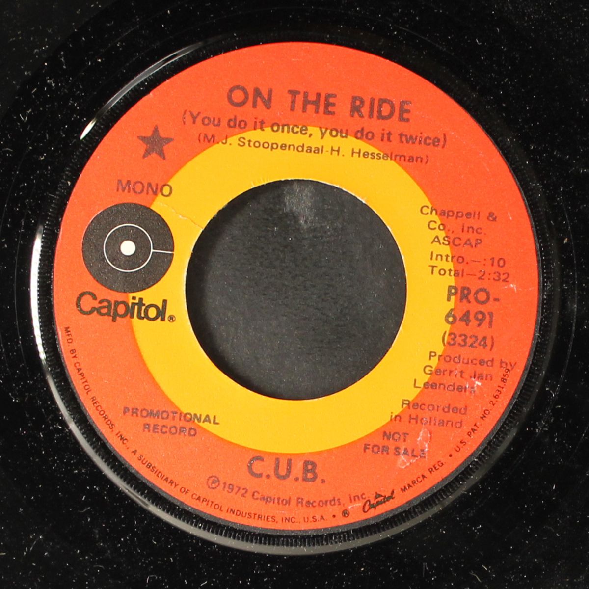 on the ride / mono by C.U.B.