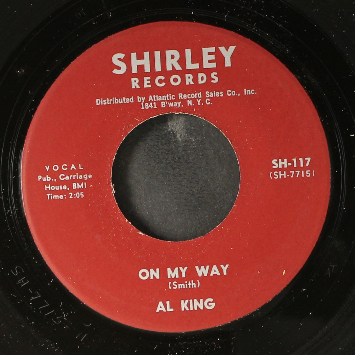 reconsider baby / on my way by AL KING
