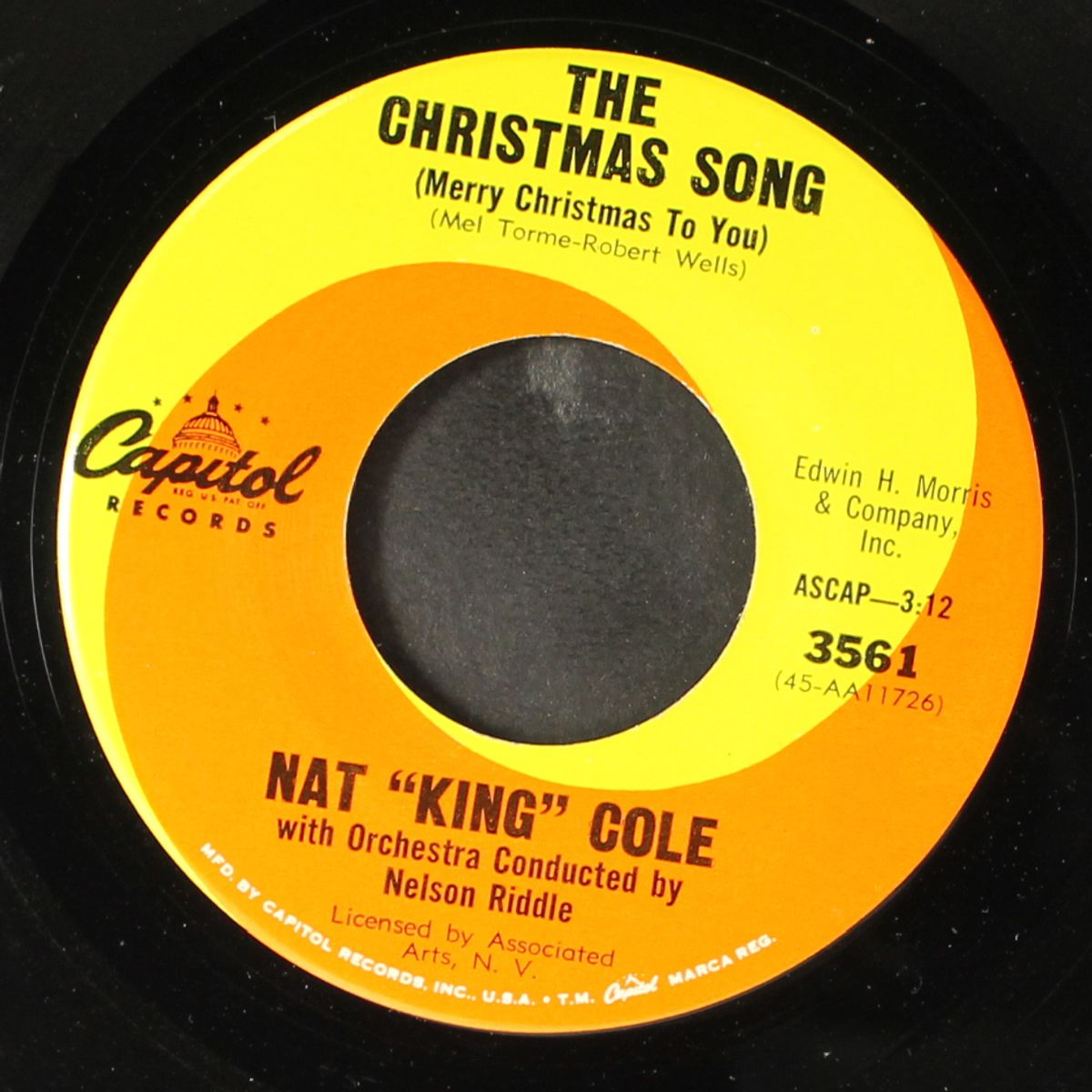 the christmas song / the little boy that santa claus forgot by NAT KING COLE