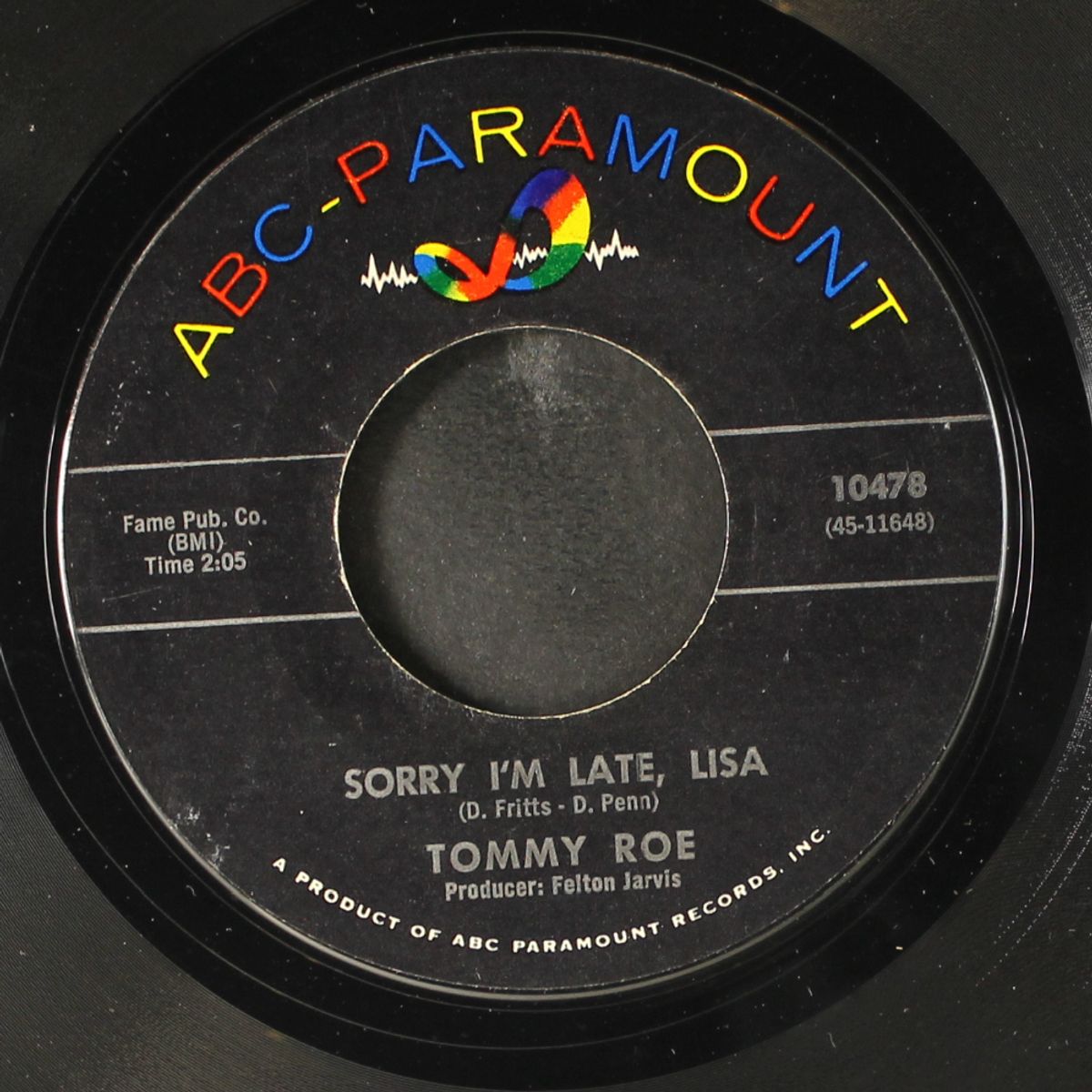 everybody / sorry i'm late, lisa by TOMMY ROE