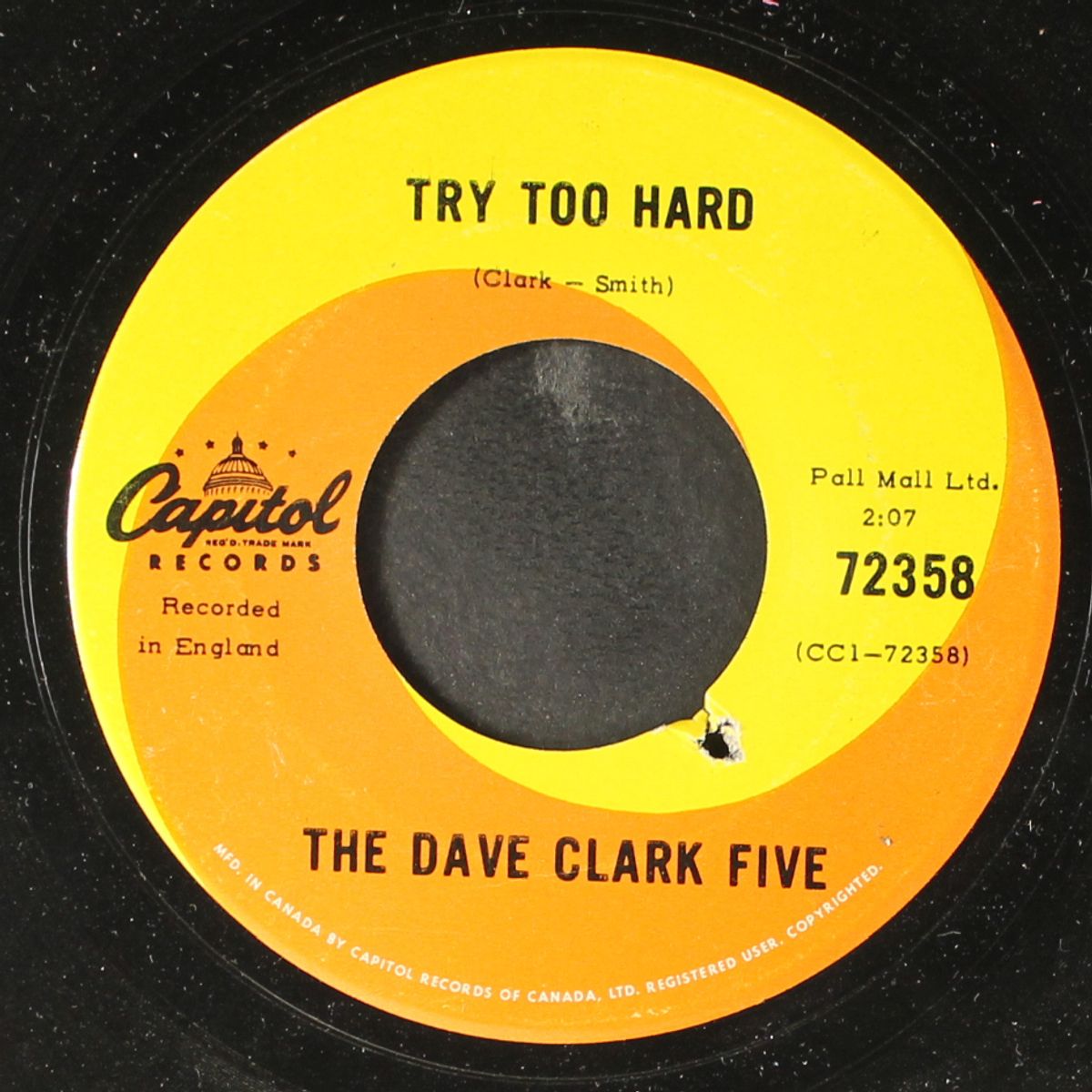 try too hard / all night long by DAVE CLARK FIVE
