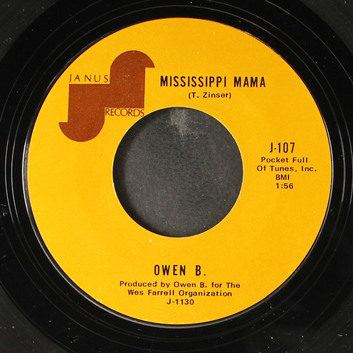 mississippi mama / nowhere to run by OWEN B.