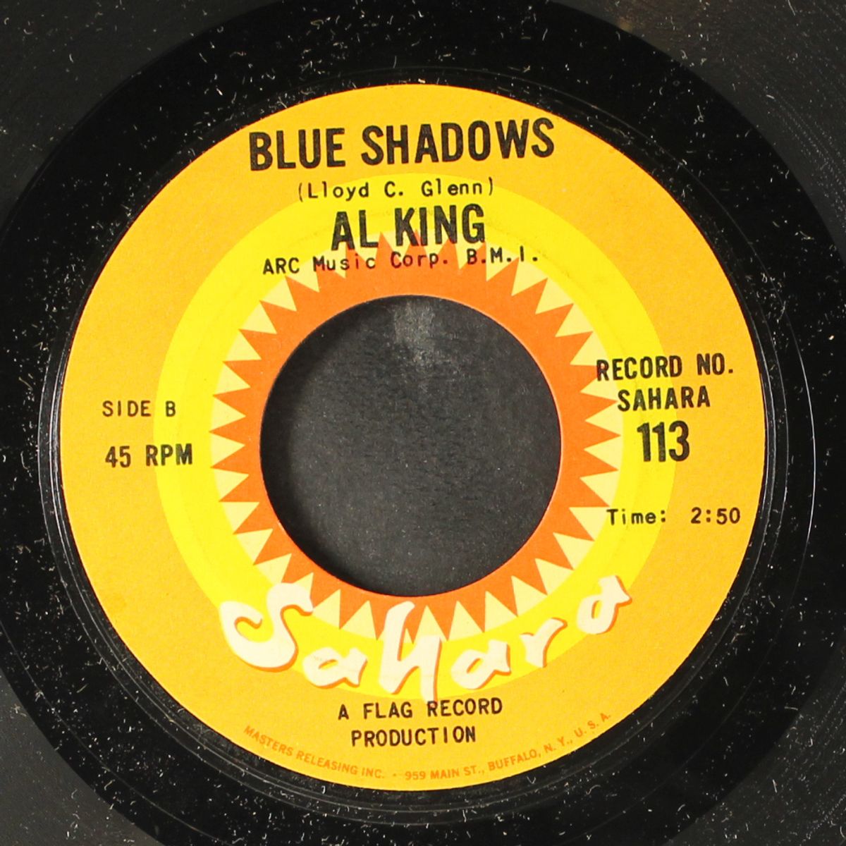 my money ain't long enough / blue shadows by AL KING