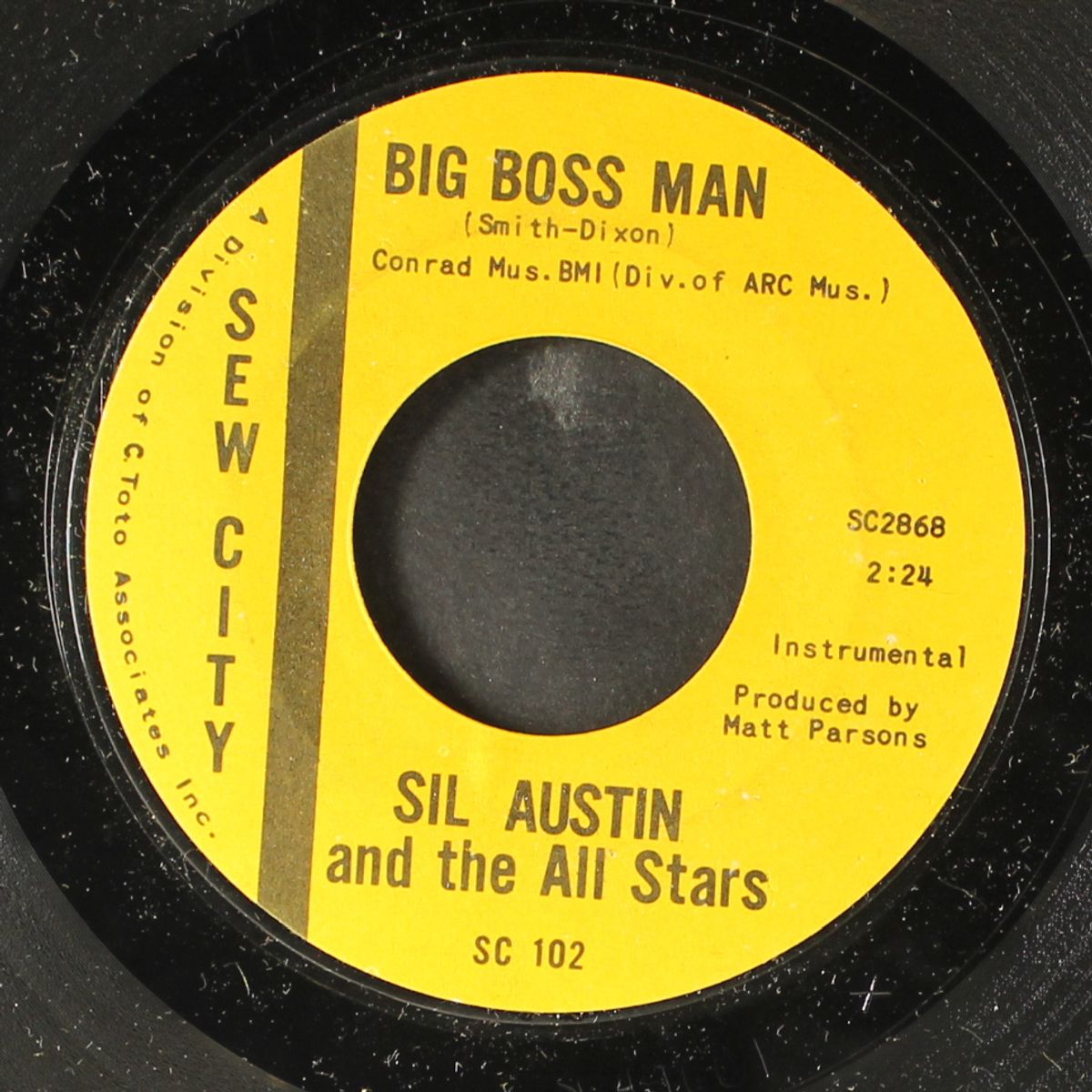big boss man / syl's concerto by SIL AUSTIN & ALL STARS