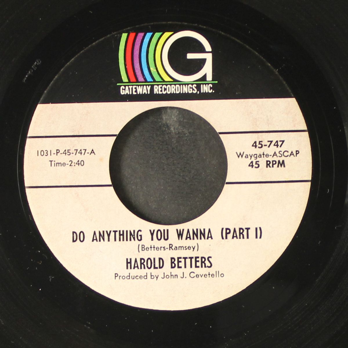 do anything you wanna by HAROLD BETTERS