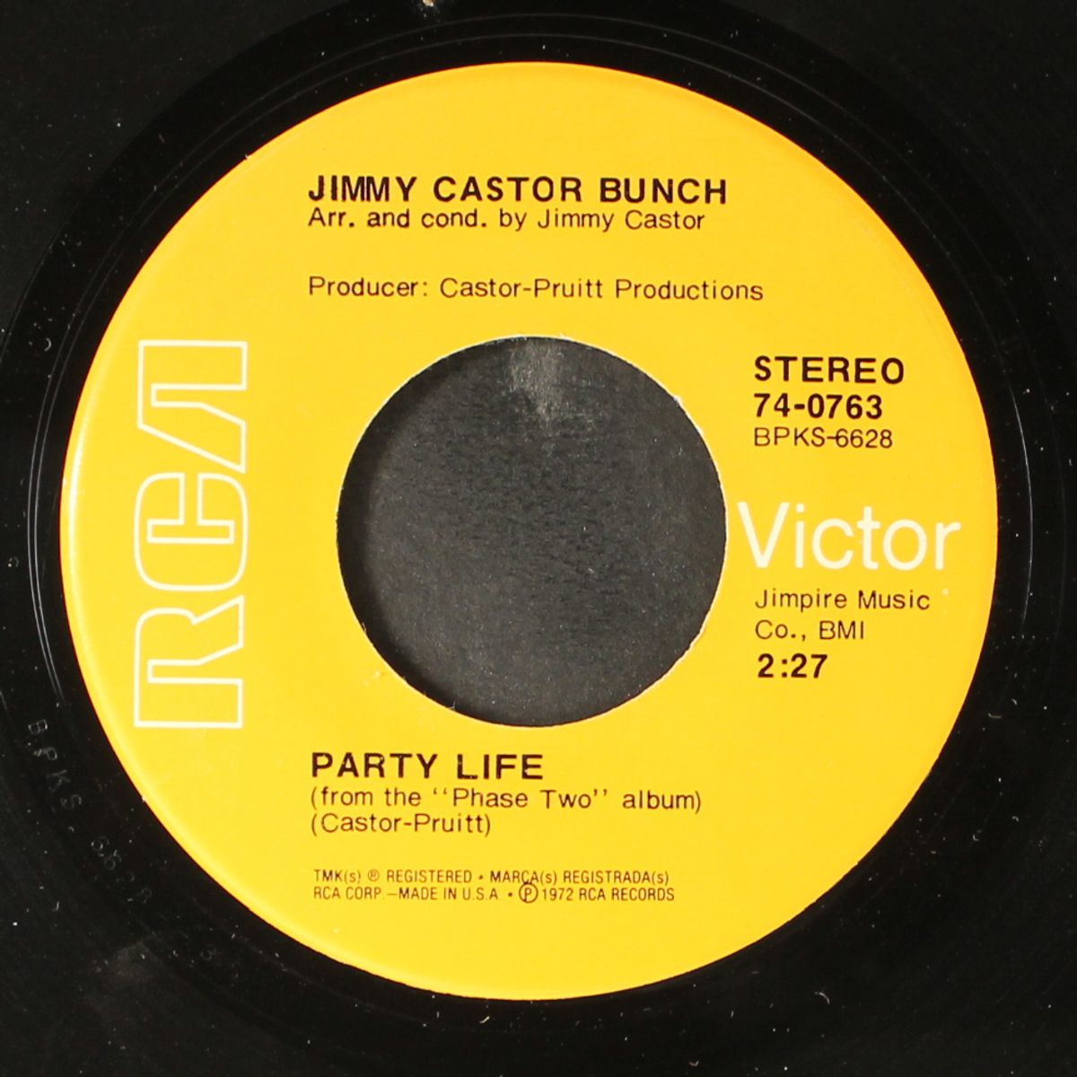 luther the anthropoid / party life by JIMMY CASTOR BUNCH