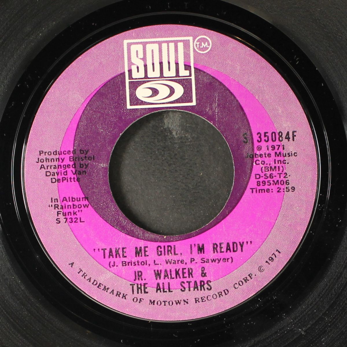 take me girl, i'm ready / right on brothers & sisters by JR. WALKER