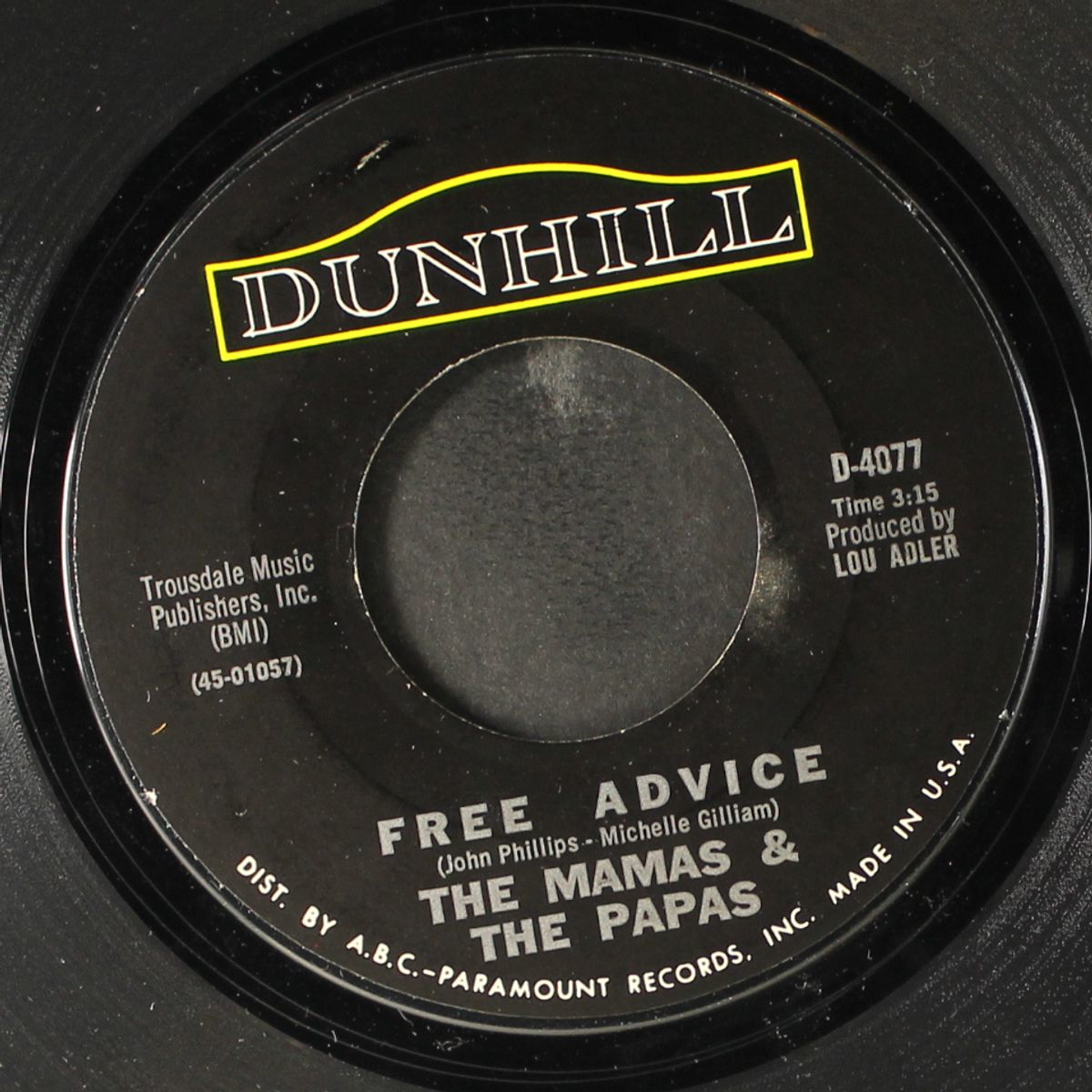 dedicated to the one i love / free advice by MAMAS & PAPAS
