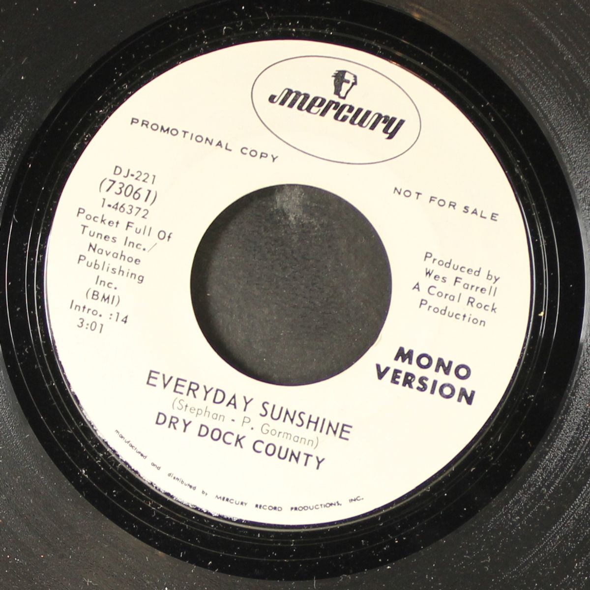 everyday sunshine / same by DRY DOCK COUNTY