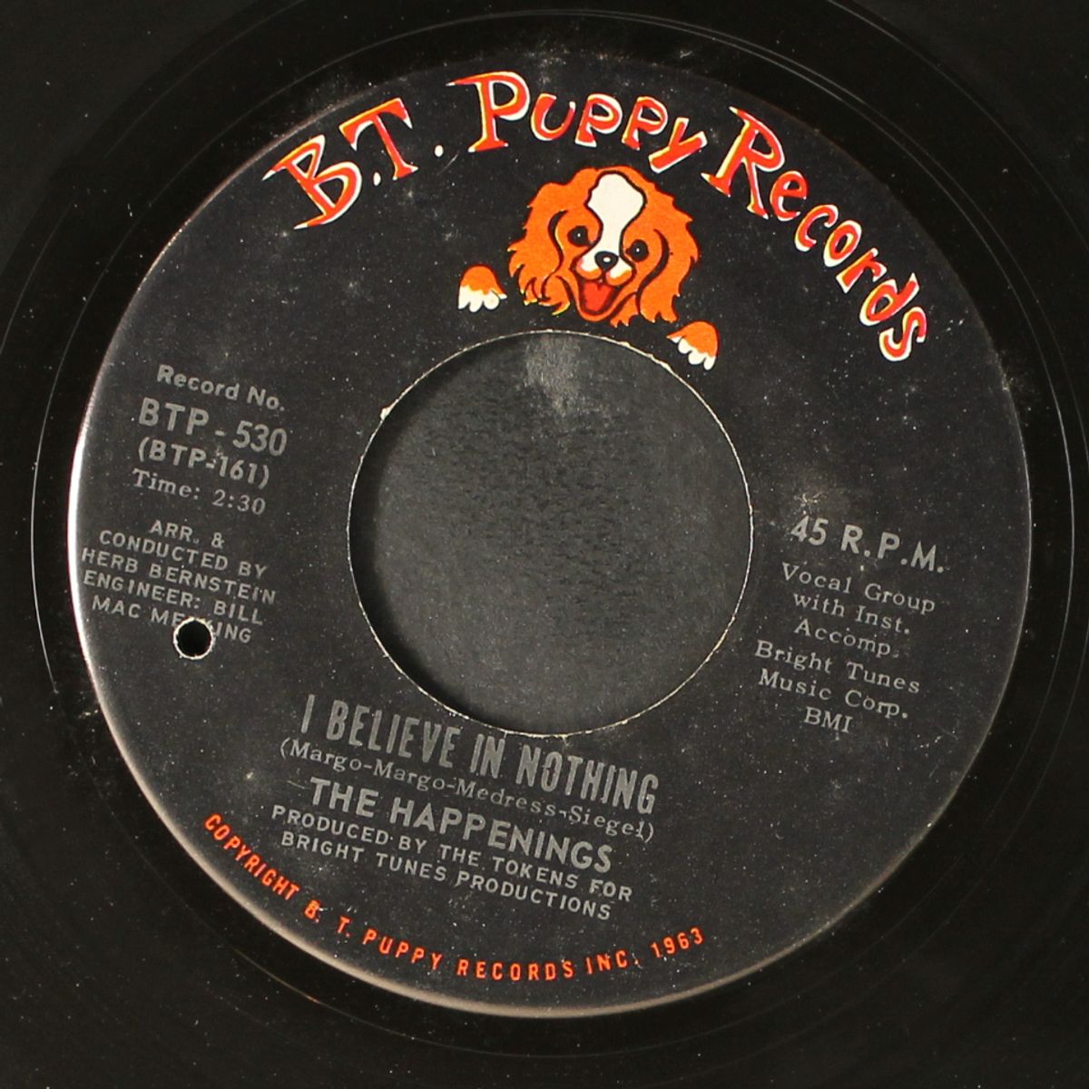 i believe in nothing / my mammy by HAPPENINGS