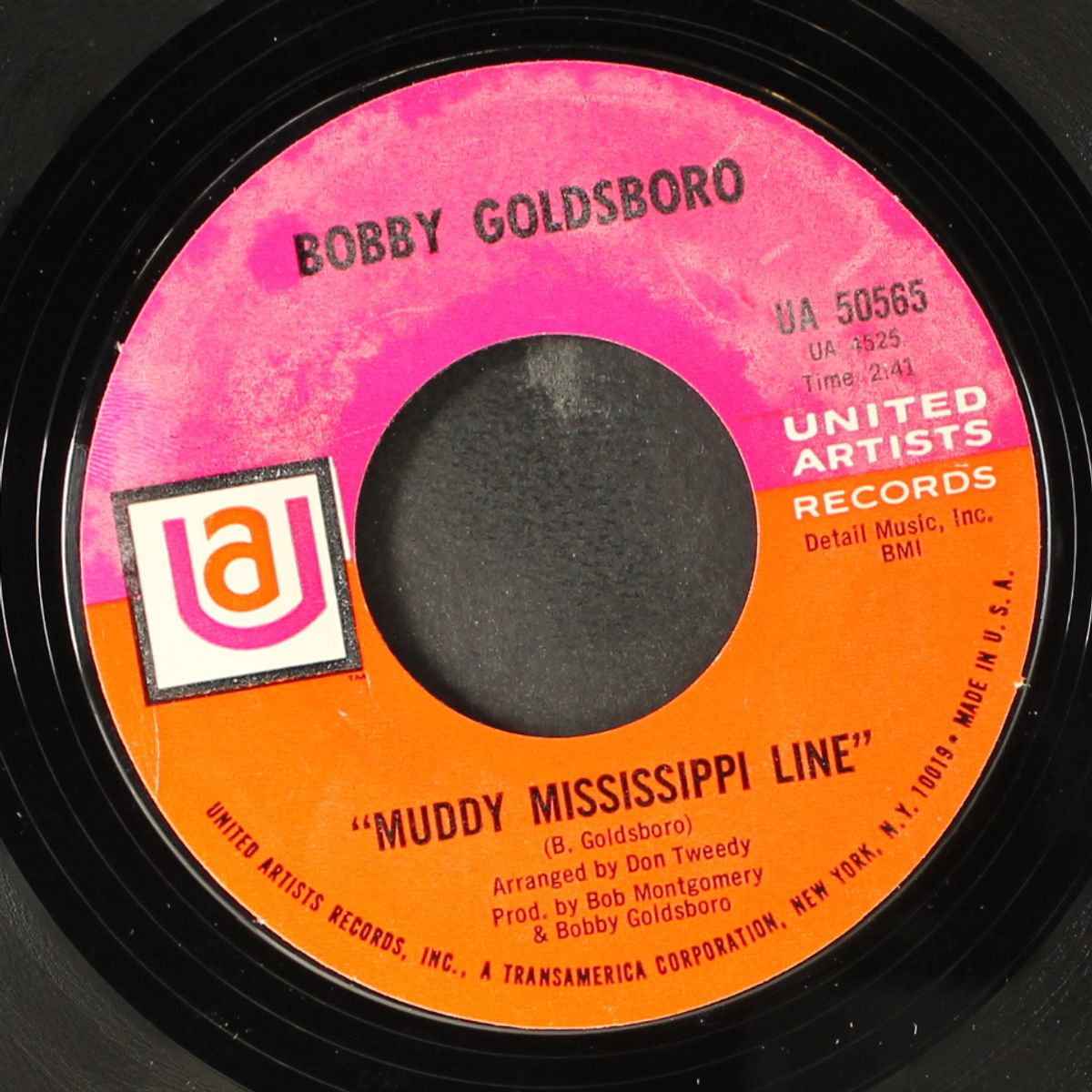 muddy mississippi line / richer man than i by BOBBY GOLDSBORO