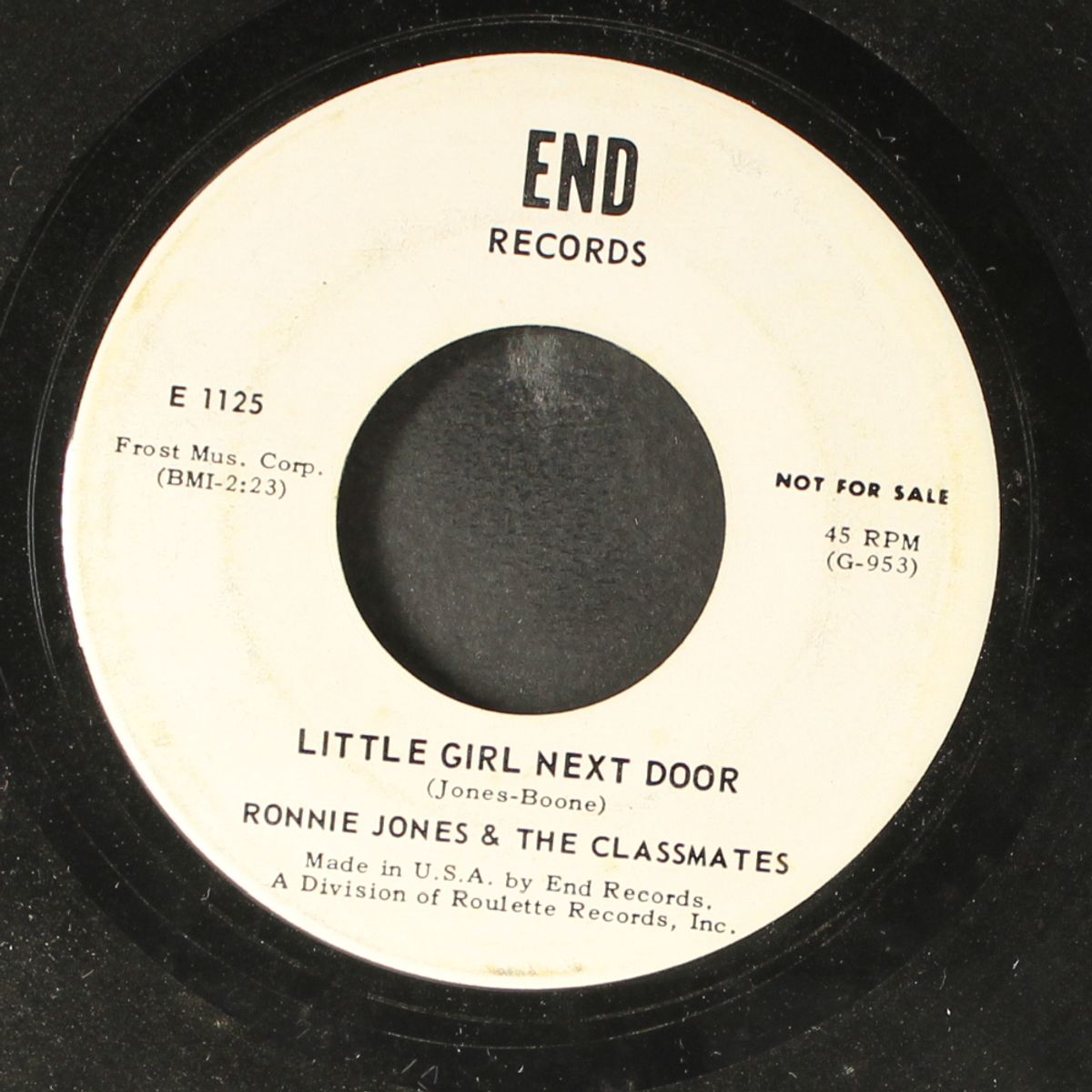 little girl next door / teenage rock by RONNIE JONES & CLASSMATES